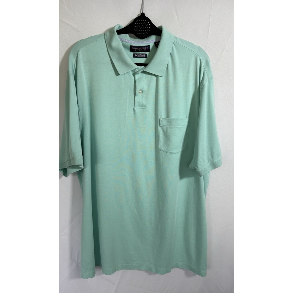 Rountree‎ & Yorke Polo Shirt Size XLT Short Sleeve